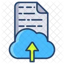 Cargar Archivos Cargar Archivos En La Nube Datos En La Nube Icono