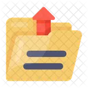 Cargar Carpeta Transferir Carpeta Enviar Datos Icono