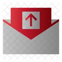 Correo Subir Flecha Icono