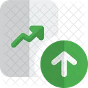 Cargar Grafico De Analisis Cargar Grafico De Lineas Crecimiento De Analisis Icono