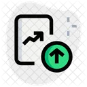 Cargar Grafico De Analisis Cargar Grafico De Lineas Crecimiento De Analisis Icono