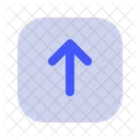 Flecha Arriba Nube Icono