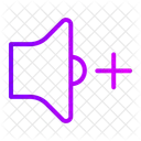 Subir Volumen Ui Controlador De Volumen Icono