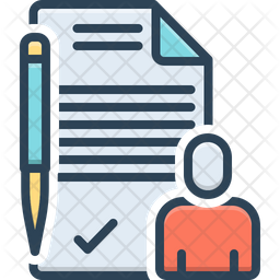 Subjective Icon - Download in Colored Outline Style