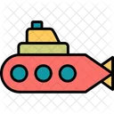 Submarine Underwater Boat Icon