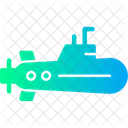 Submarine Underwater Vessel Marine Submersible Icon