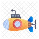 Submarine Underwater Transport Underwater Craft Icon