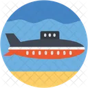 Submarine Travel Defense Icon