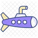 Submarine Underwater Sea Icon