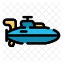 Submarine Underwater Deep Icon