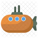 Submarine Underwater Torpedo Undersea Icon