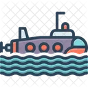 Submarine Wave Journey Icon