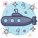 Submarine Underwater Torpedo Undersea Icon