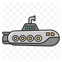 Submarine Ship Transport Icon
