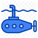 Submarine Underwater Bathyscaph Icon