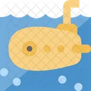 Submarine Dive Underwater Icon