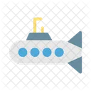 Submarine Navy Ocean Icon