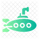 Submarine Underwater Transportation Icon