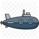 Submarine Underwater Sea Icon