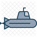 Submarine Underwater Transport Icon