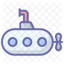 Submarine Underwater Torpedo Undersea Icon