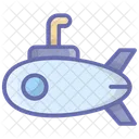 Submarine Underwater Torpedo Undersea Icon