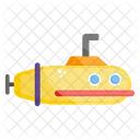 Submarine Underwater Torpedo Undersea Icon