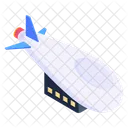 Undersea Transport Submarine Torpedo Icon