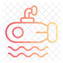 Submarine Underwater Sea Icon