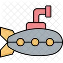 Submarino Acuatico Transporte Vehiculo Submarino Icono