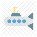 Submarino Marina Oceano Icono