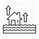 Submerged House Icon