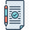 Submission Presentment Agreement Icon