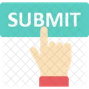 Submit Button Send Hand Gesture Icon