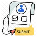 Submit Login Form  Icon