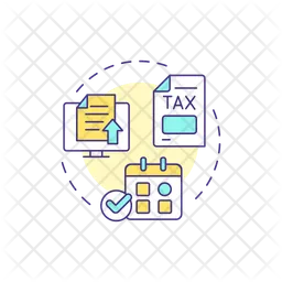 Submit tax return  Icon
