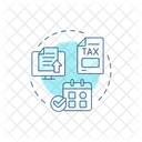 Submit Tax Return Send Icon