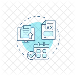 Submit tax return  Icon