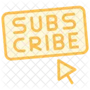 Subscribe Color Outline Icon Icon