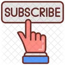Subscribe Channel Subscription Button Icon