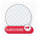 Subscribe Button Web Icon