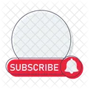 Subscribe Button Web Icon