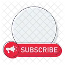 Subscribe Button Web Icon