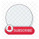 Subscribe Button Web Icon