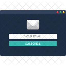 Subscribe Email Form  Icon