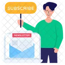 Subscribe Newsletter  Icône