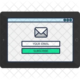 Subscribe with Email  Icon