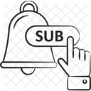 Subscribers Social Media Followers Icon