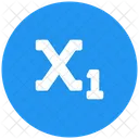 Subscript Text Editor Letter Icon