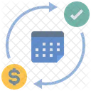 Subscription Model Recurring Icon